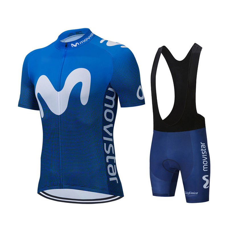 Cycling Gear Brands - جديد الصيف Movistar فريق الدراجات جيرسي