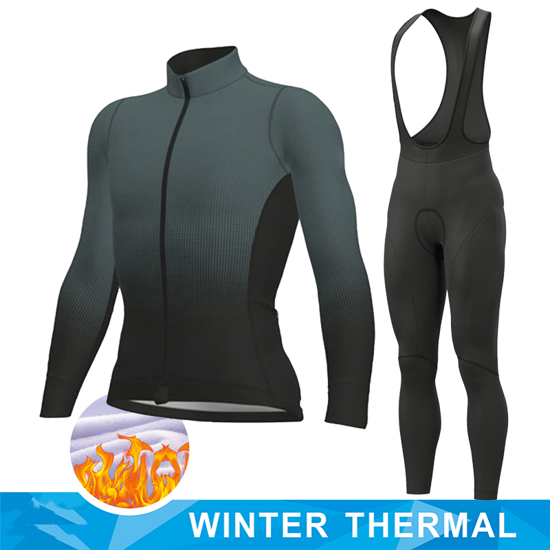 Cycling Bib Shorts - طقم ملابس ركوب الدراجات الشتوية الدافئة