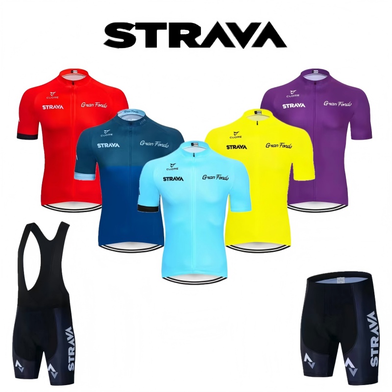 Cycling Gear Jersey - طقم ملابس ركوب الدراجات من سترافا،