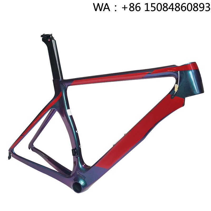 إطار دراجة طريق مخصص بالكامل م - مراجعة Carbon Bike Frame وسعره