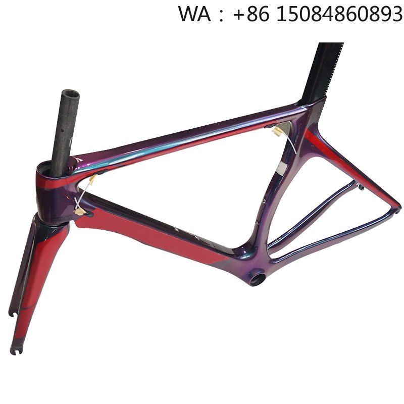 إطار دراجة طريق مخصص بالكامل م - مراجعة Carbon Bike Frame وسعره
